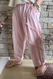 Rustic Nature Linen Blend Barrel Pant Washed Sugar